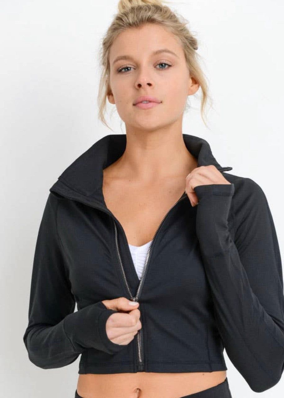 Zipper Crop Jacket